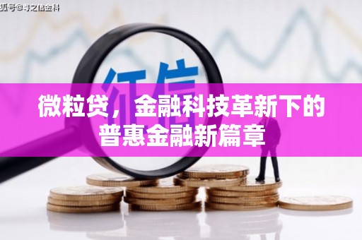 朔州微粒贷，金融科技革新下的普惠金融新篇章