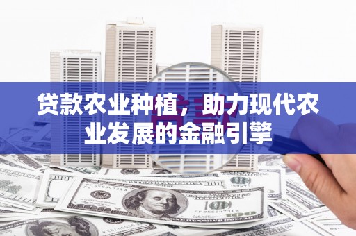 朔州贷款农业种植，助力现代农业发展的金融引擎
