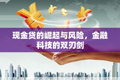 朔州现金贷的崛起与风险，金融科技的双刃剑