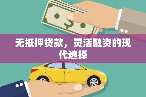 朔州无抵押贷款，灵活融资的现代选择