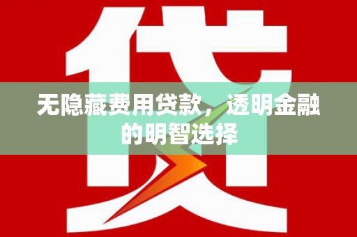 朔州无隐藏费用贷款，透明金融的明智选择